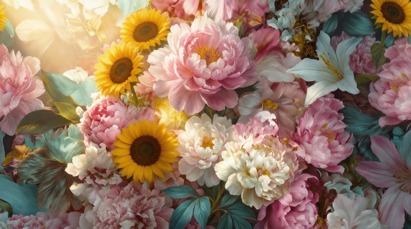 Blumen bei einem Body & Soul Retreat